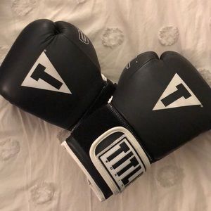 Black Tittle Boxing Gloves - Excellent Condition